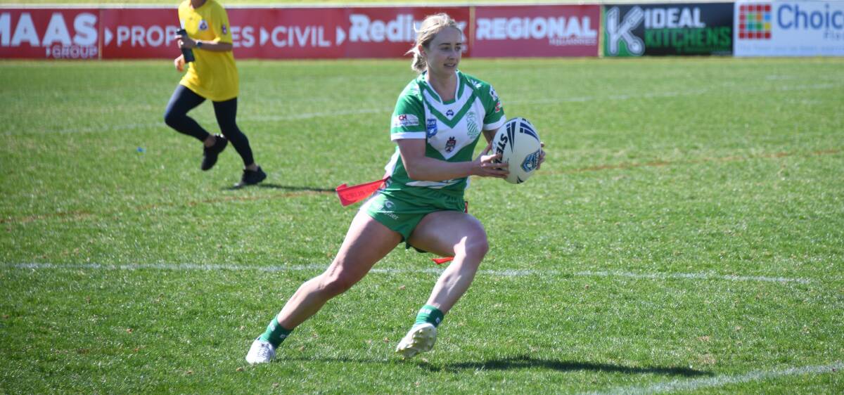 Dubbo CYMS co-coach Maddi Drew was one of the sides' several rep stars to play last weekend. Picture by Amy McIntyre