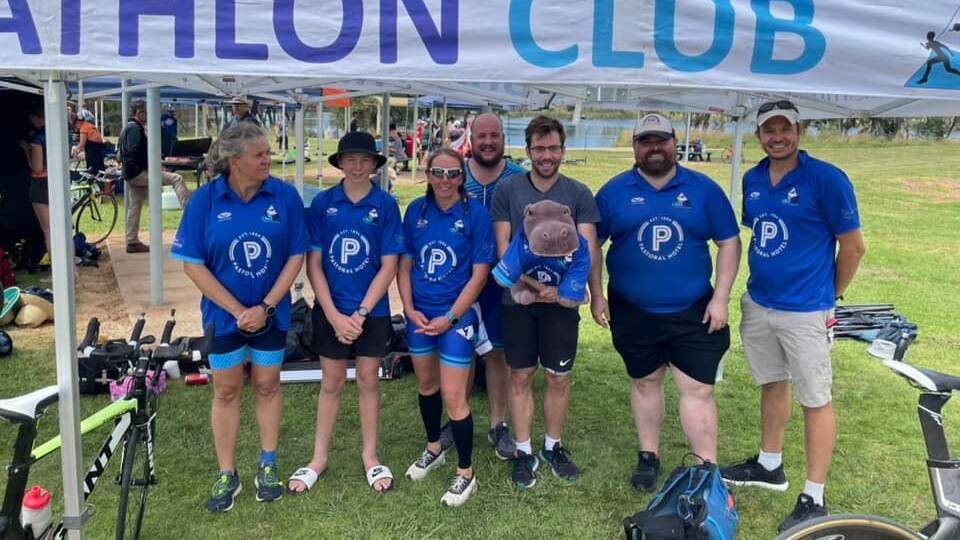COMMITMENT: Dubbo Hippos Triathlon Club produced strong results in the Central West Inter-Club series round in Orange. Picture: CONTRIBUTED