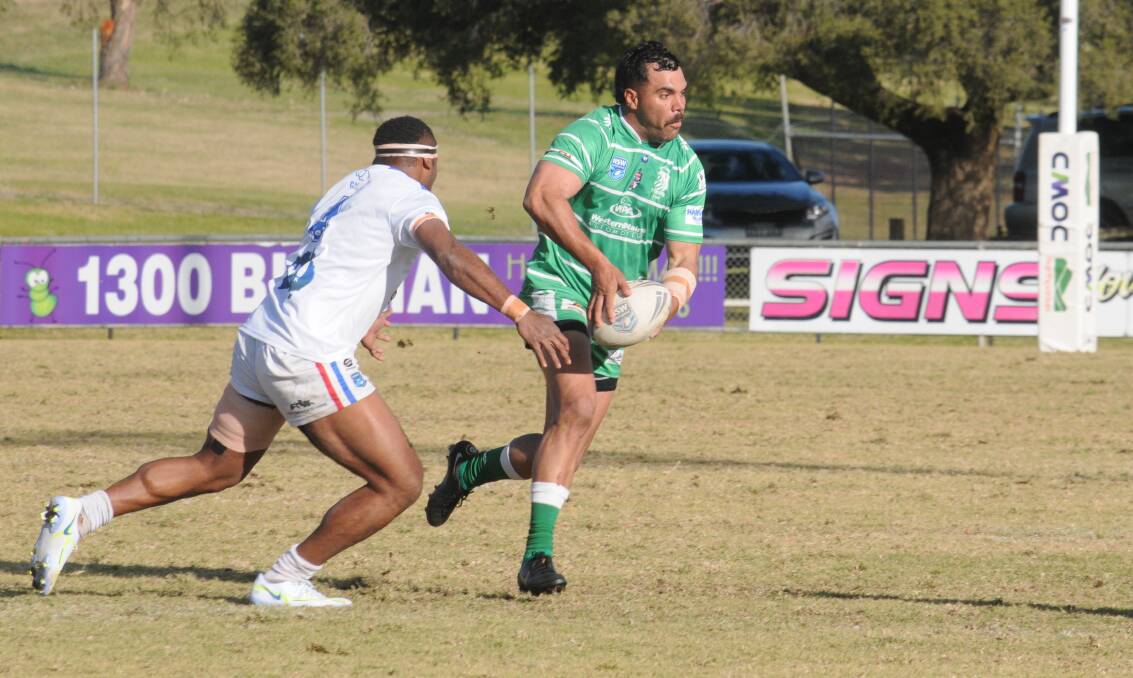 Dubbo CYMS centre Jeremy Thurston has been one of the stand-out players so far in 2022. Picture: Nick Guthrie