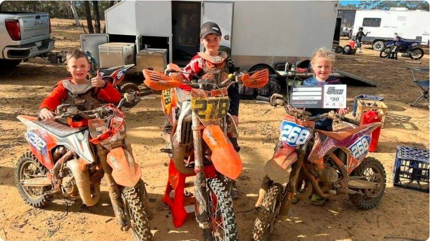 A petition has been made by Luke and Kerry Harding to have their private motorbike track approved by Narromine Shire Council. Picture: Supplied