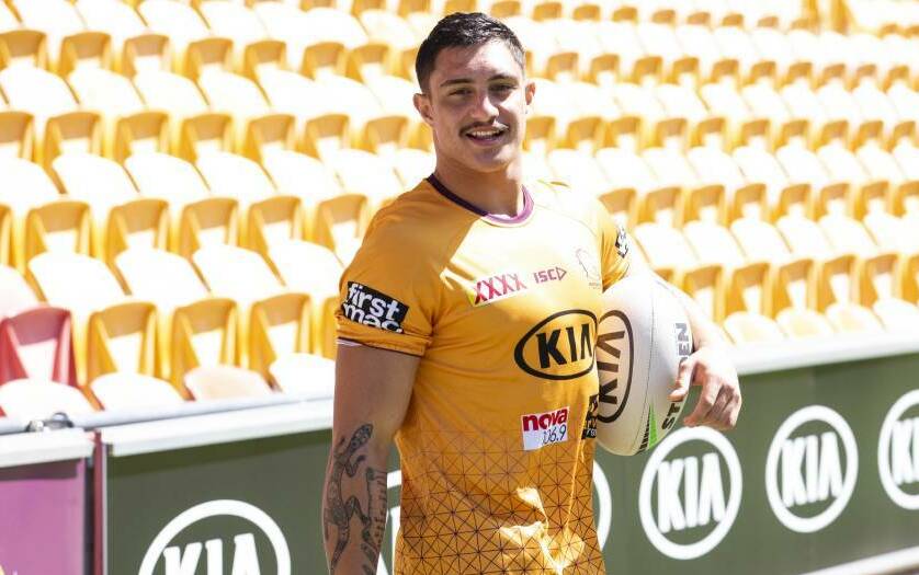 LOOKING AHEAD: Wellington junior Kotoni Staggs has been training differently this off-season. Picture: BRISBANE BRONCOS