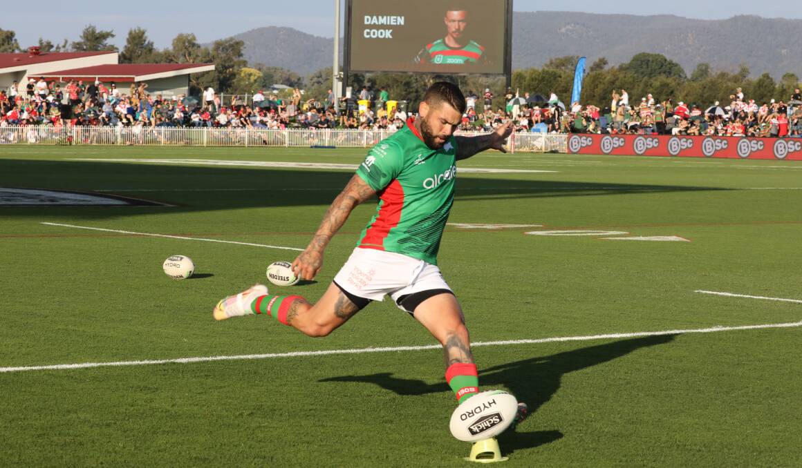 SOLD OUT: South Sydney Rabbitohs clash with Penrith Panthers on Sunday May 23 in Dubbo has sold out but fans can join a waitlist on the 123 Tix website. Photo: SIMONE KURTZ