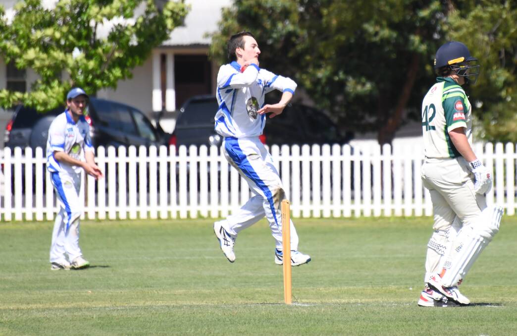 Macquarie leg-spinner Tyson Deebank will be one of several players from the RSL Whitney Cup to represent Western Zone Colts. Picture by Amy McIntyre