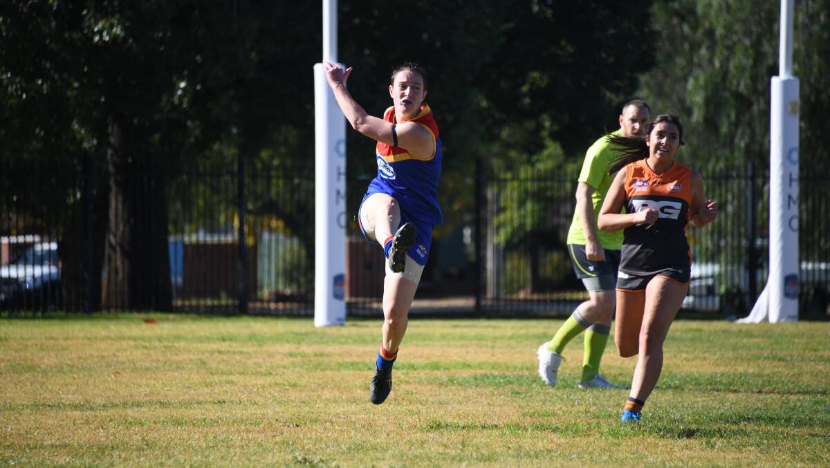Dubbo Demons midfielder Kaitlyn Waldie has been one standouts in the competition so far this year. Picture: Amy McIntyre