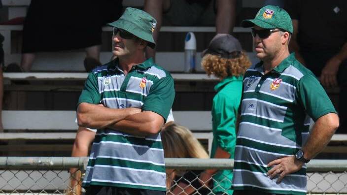 LEADER: Tony Woolnough (left) is eager to see what his Western Rams 16s side can do this weekend. Picture: NICK MCGRATH