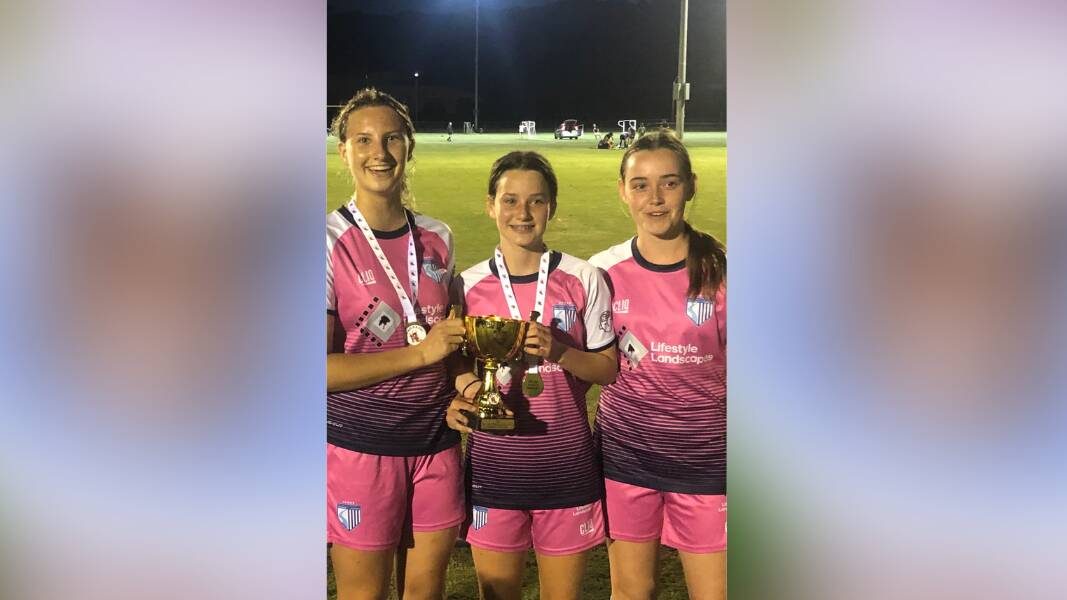 A group of talented female footballers are beginning to dominate in Dubbo. Picture supplied