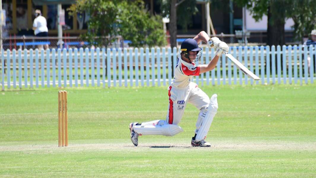 RISING STARS: Anthony Atlee (pictured) is one of the three talented local junior cricketers playing in Sydney's Green Shield. Photo: AMY McINTYRE