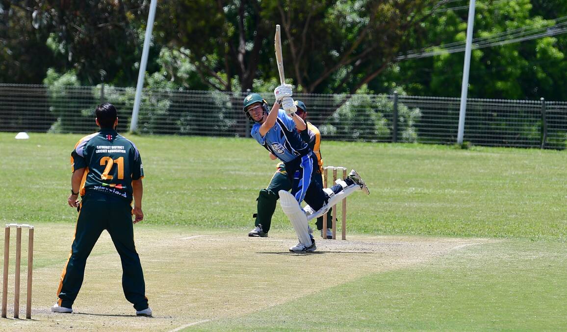 Dubbo all-rounder Patrick Nelson hit a vital 49 on Sunday before taking a wicket later in the day. Picture by Alexander Grant 