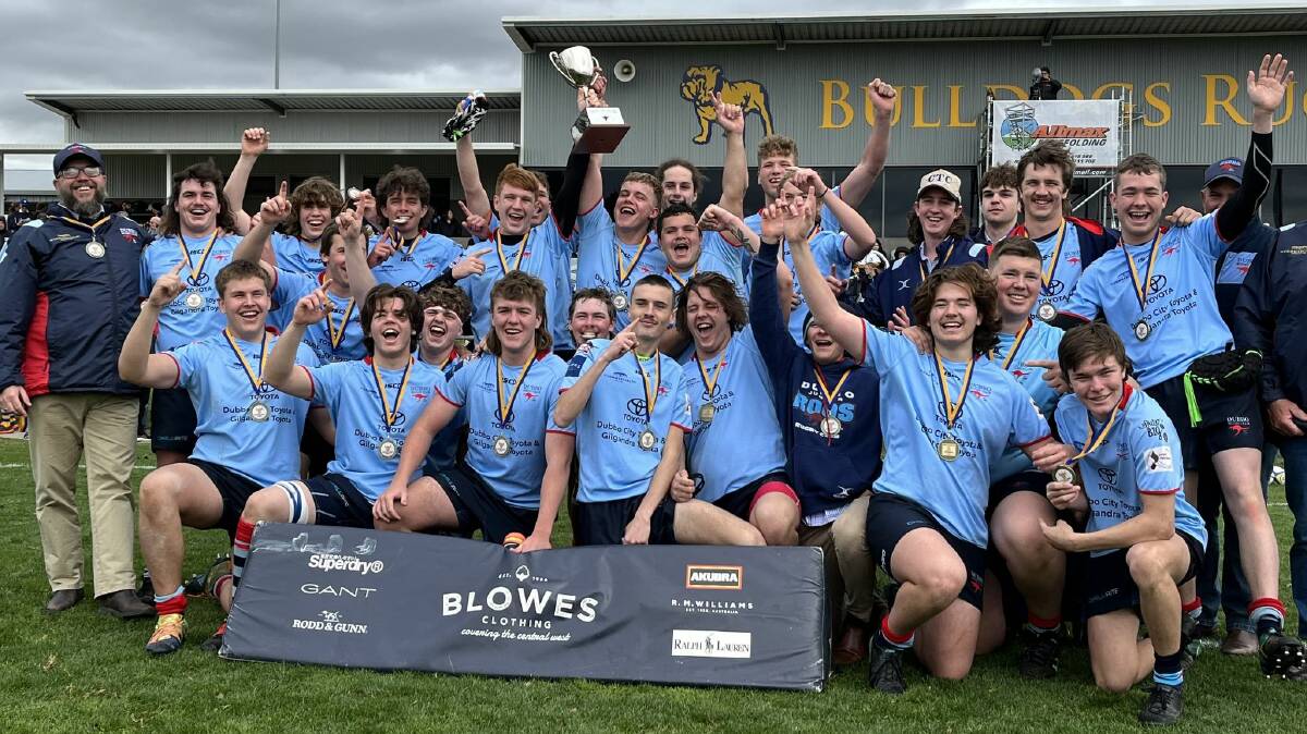 Dubbo Kangaroos Colts won defeated Mudgee in the competition's final on Saturday. Picture by Central West Rugby Union