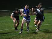 Macquarie Raiders fullback Josh Nixon scored two tries on Saturday night but it wasn't enough as Bathurst Panthers defeated them. Picture: Amy McIntyre