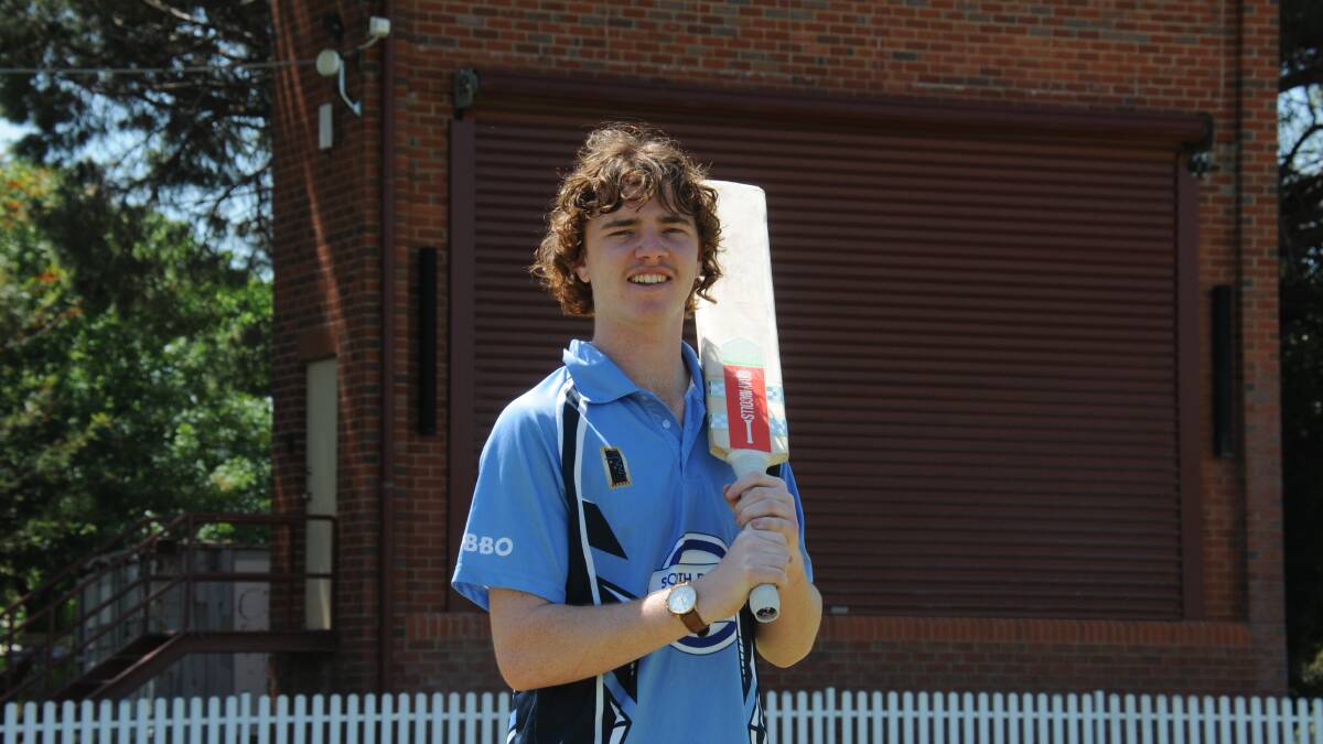 Dubbo wicket-keeper/batter Ted Murray is hoping for a big representative weekend. Picture by Tom Barber