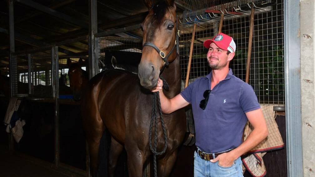LOCAL: Dubbo trainer Clint Lundholm is one of many locals to nominate horses for Tuesday's meeting. Picture: AMY MCINTYRE