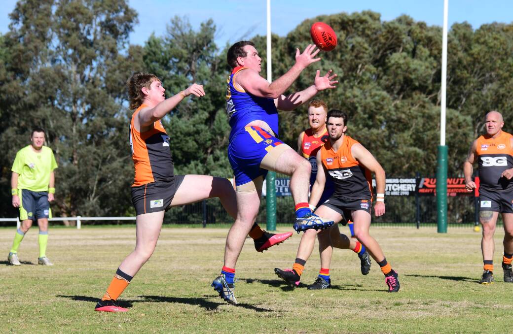 HANG TIME: Dylan Fairall and the Dubbo Demons will not be playing this weekend but some junior games could go ahead. Photo: AMY MCINTYRE