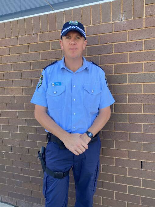 ON THE BEAT: Probationary Constable Steve Gay said Dubbo was his first choice. Photo: TOM BARBER