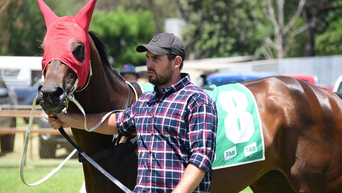 CHANCE: Gilgandra's Kieren Hazelton will have horses run at Towac Park on Friday afternoon. Picture: AMY MCINTYRE