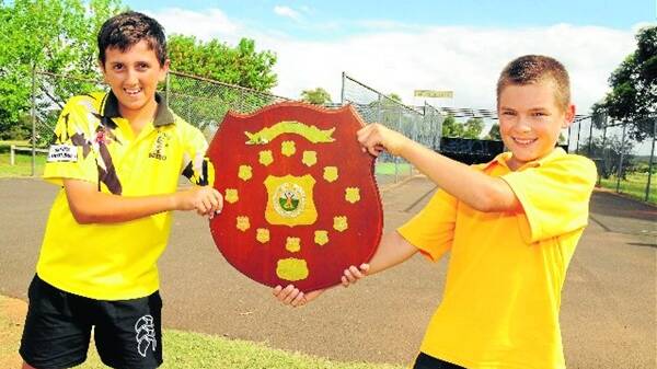 THROWBACK: Marty Jeffrey and Ben Knaggs were on rival sides in the Macquarie Valley under 12s cricket competition back in 2012. Picture: AMY MCINTYRE