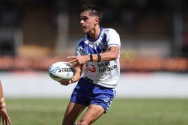 Dubbo junior Latrell Fing is thriving at the Canterbury Bankstown Bulldogs. Picture by Bryden Sharp - NSWRL