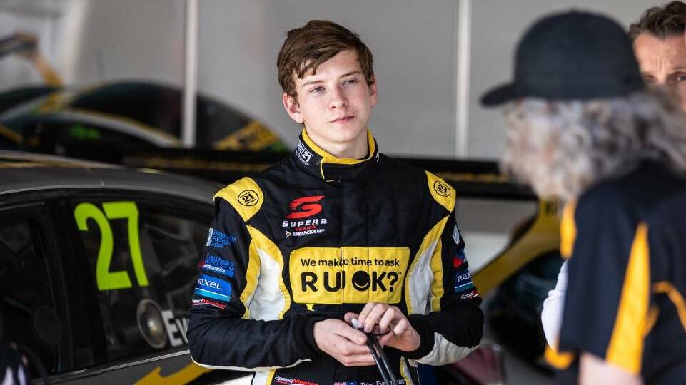 STAR: Tyler Everingham was one of two drivers to win multiple races in the Dunlop Super2 Series throughout 2021. Picture: INSYDE MEDIA
