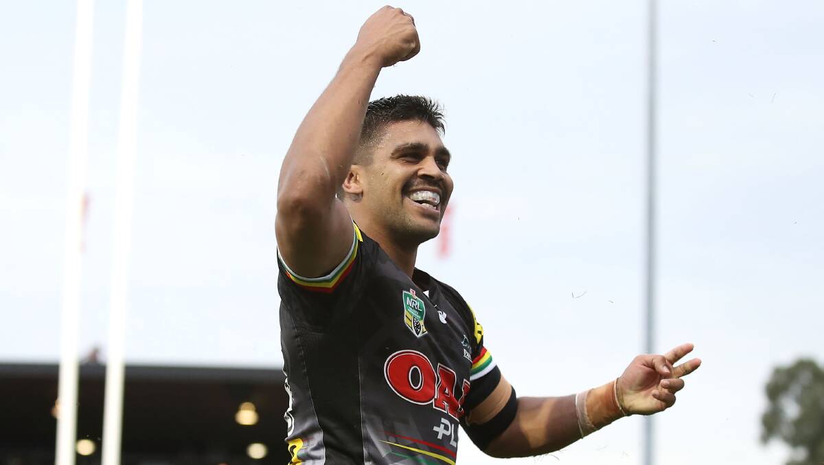 After leaving the Panthers in 2018, Tyrone Peachey has returned to Penrith. Picture by Mark Kolbe/Getty Images