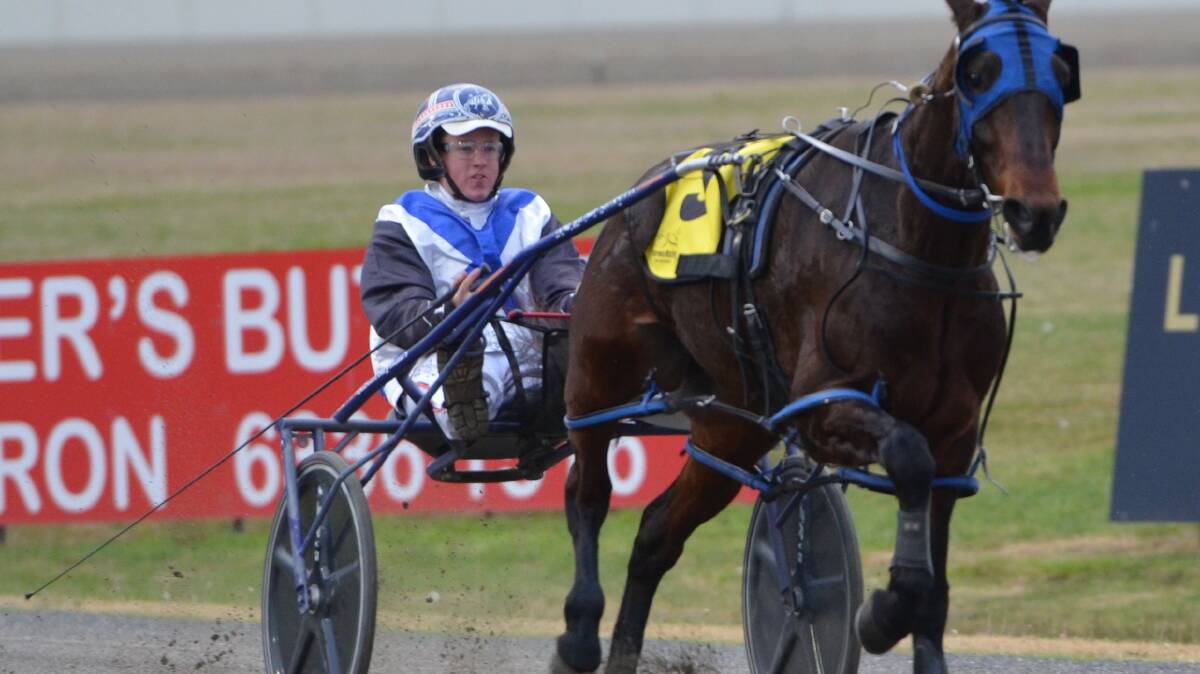 Justin Reynolds got get to his 150th career win on Friday night at Parkes. Picture by Anya Whitelaw