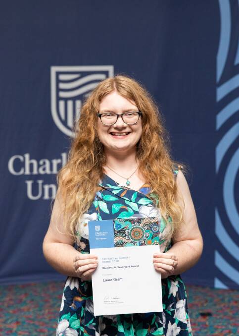 Charles Sturt University award winner Laura Grant. Picture supplied