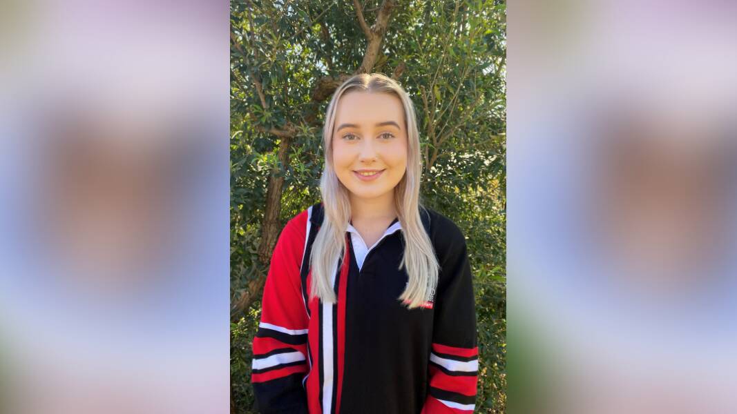Dubbo's Kyra Daly is one of several students who have received an early entry offer from Charles Sturt University. Picture: Supplied