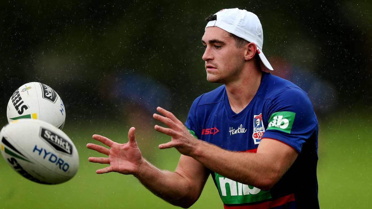 MOVING: Connor Watson will leave Newcastle at the end of the season to return to the Sydney Roosters. Photo: MARINA NEIL