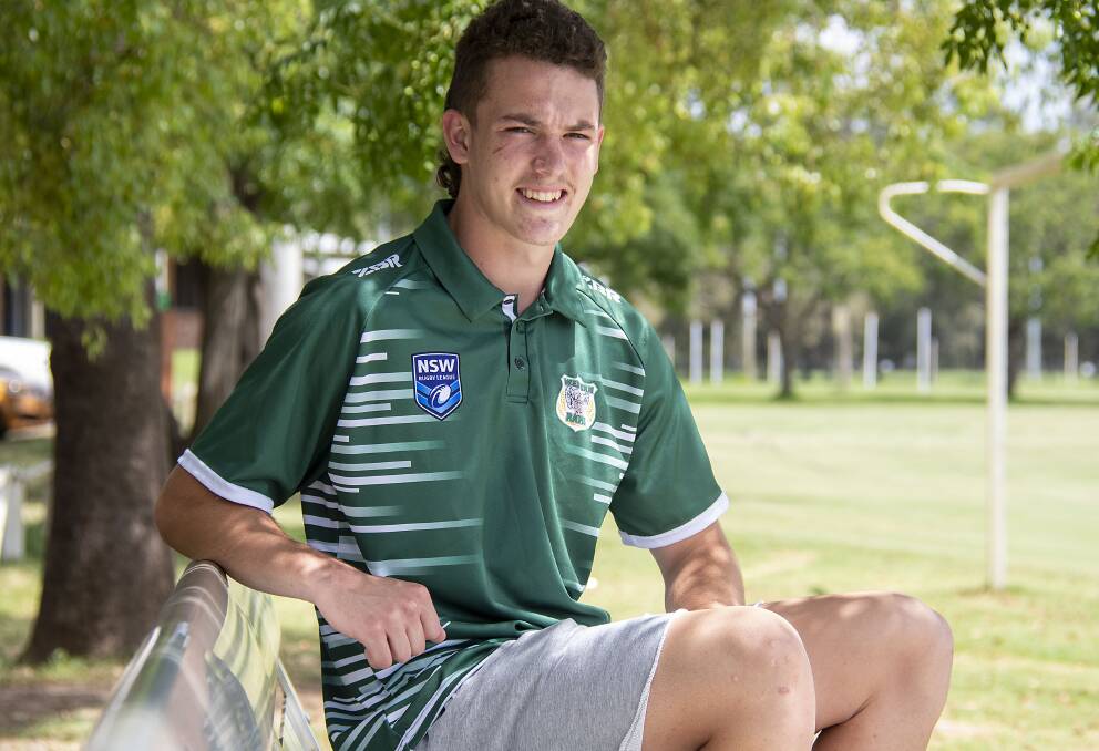 YOUNG GUN: Dubbo CYMS' Cooper Ferrari will feature in the Western Rams under 18s side on Sunday. Picture: BELINDA SOOLE