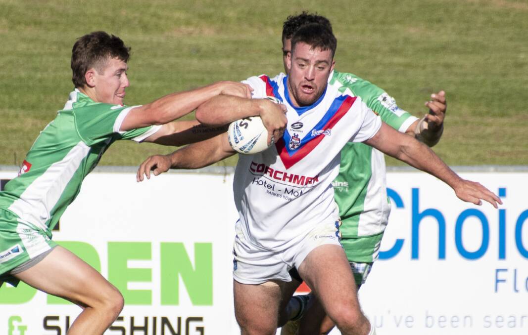 Will Wardle has enjoyed his time playing for Parkes so far after joining the club this season. Picture: Belinda Soole