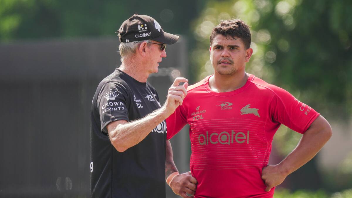 HE'S BACK: Souths coach Wayne Bennett has been able to call on Latrell Mitchell for Sunday's match at Dubbo. Photo: SOUTH SYDNEY RABBITOHS