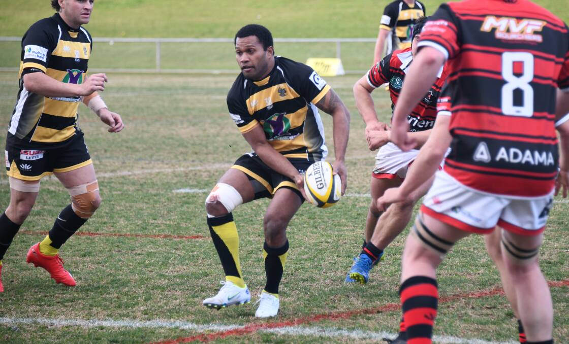 Api Lomani has been a big asset for the Dubbo Rhinos throughout this year's New Holland Cup. Picture: Amy McIntyre