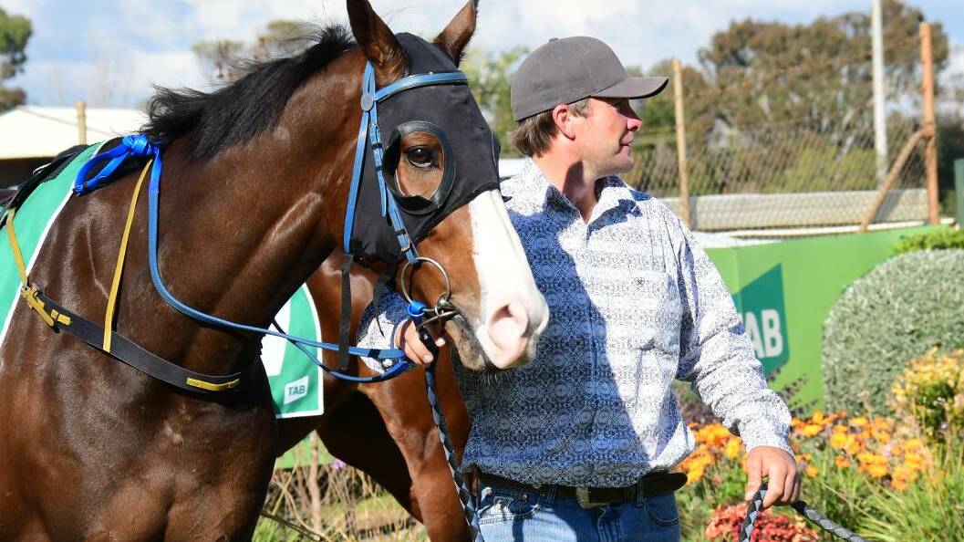 HOME GROUND: Nyngan trainer Brett Robb will be hoping he can have good results at his home track on Sunday. Photo: AMY MCINTYRE