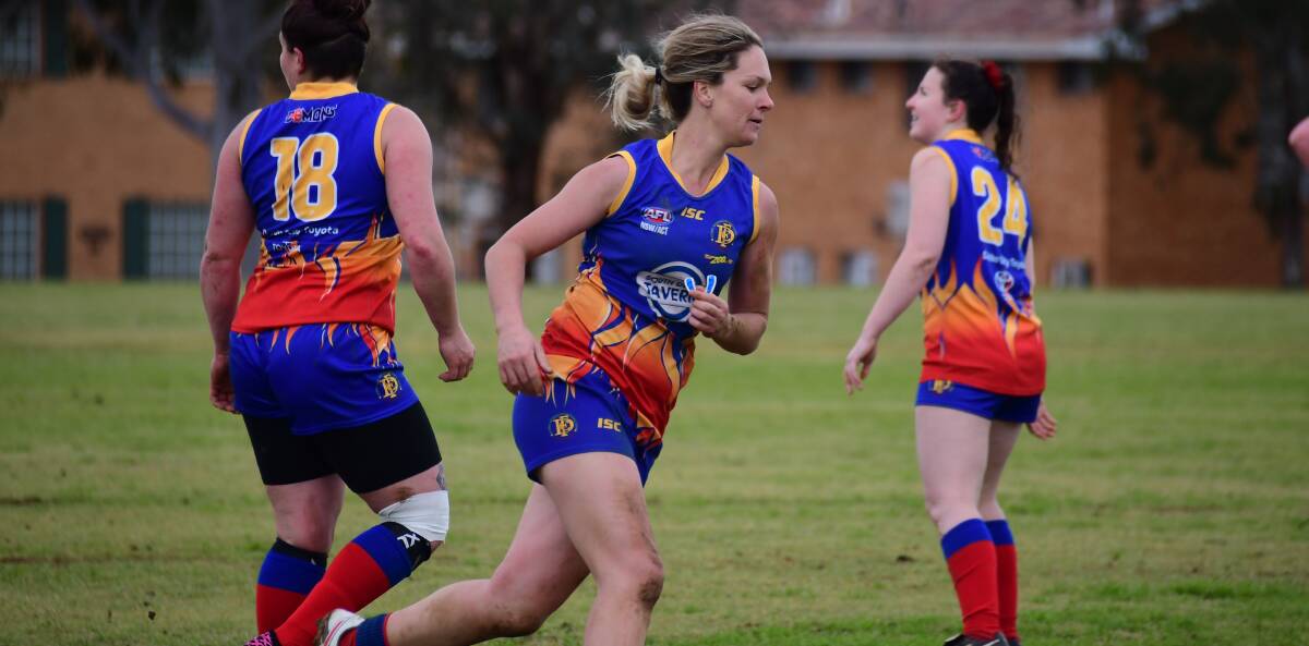 STAR: Dubbo Demons player Emily Warner will be key for the side this weekend. Photo: AMY MCINYTRE