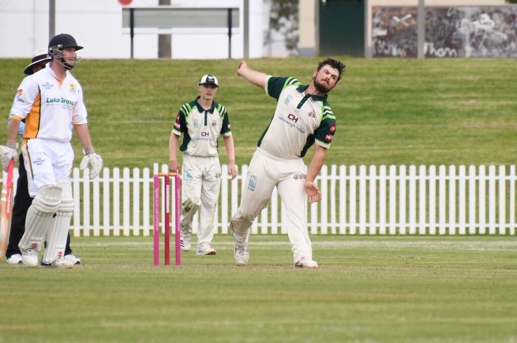 CYMS captain Ben Knaggs took four wickets for his side on Saturday against Macquarie. Picture by Amy McIntyre