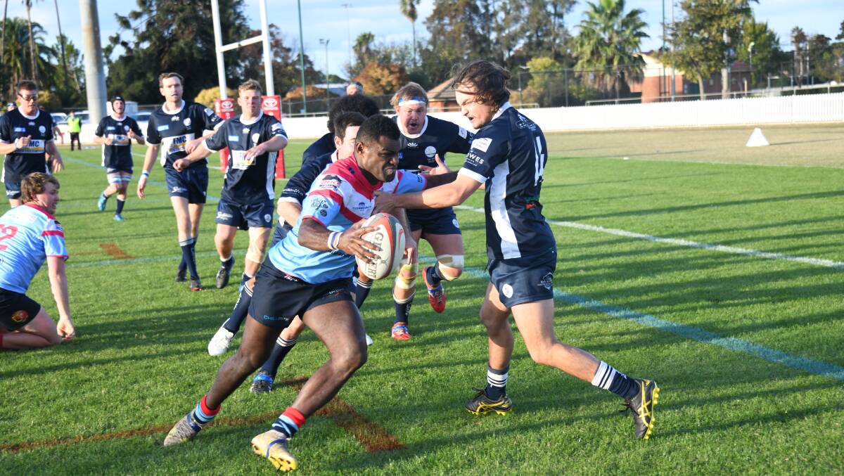 Dubbo Roos winger Ratu Roko was brilliant earlier this season against Forbes. Picture: Amy McIntyre