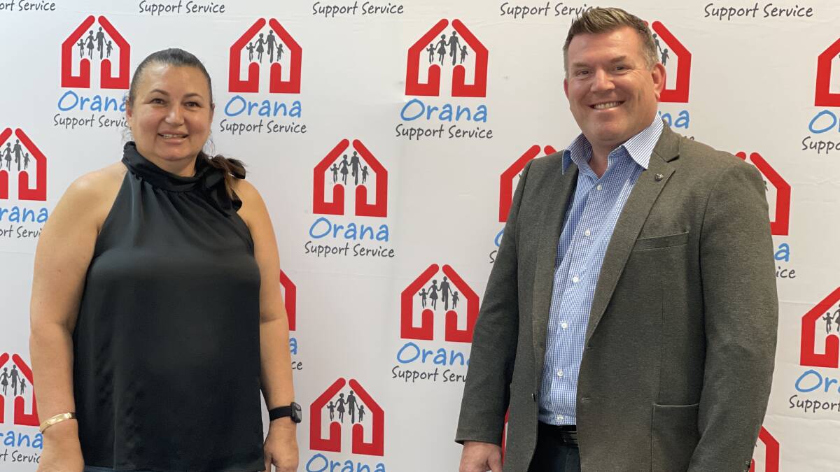 SAFE HOMES: Orana Support Service CEO Tina Reynolds and Member for Dubbo Dugald Saunders have teamed up to provide social housing in Narromine. Picture: CONTIRBUTED