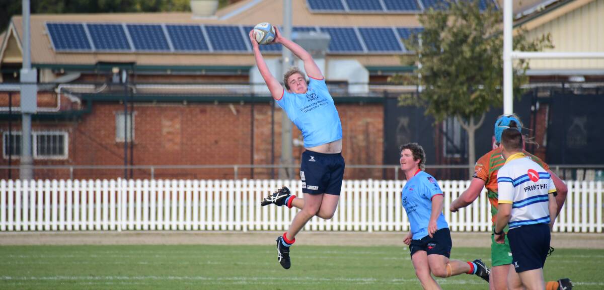 HOPS: Dubbo's Joshua Bass was strong in the sides win over Orange City on Saturday. Photo: AMY MCINTYRE