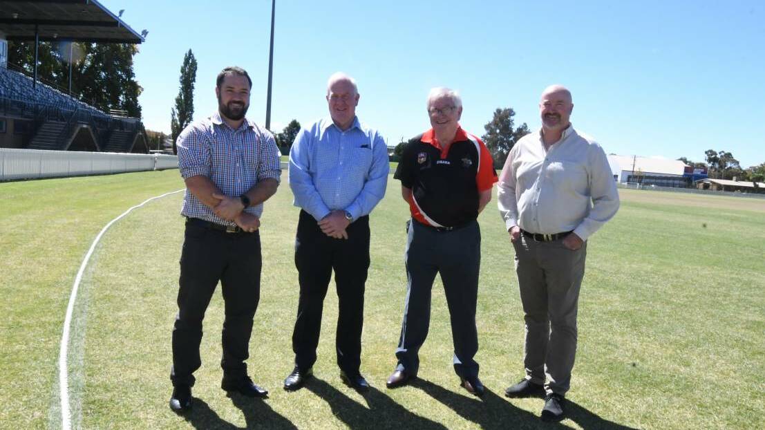 DREAM TEAM: Linore Zamparini (second from left) expects the Peter McDonald Premiership draw to change before round one kicks-off. 