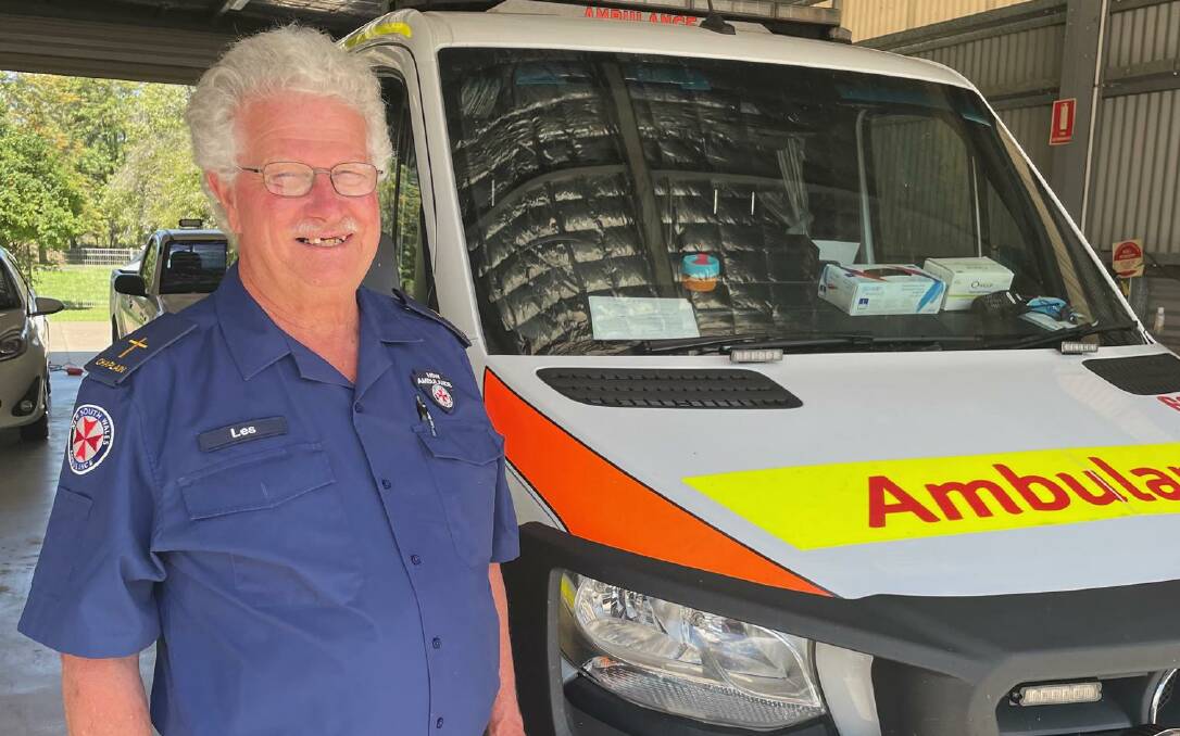 LEGEND: NSW Ambulance chaplain Les Fowler has made the difficult decision to retire after 22 years. Picture: CONTRIBUTED