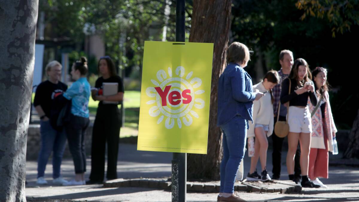 The Yes23 campaign. Picture by Sylvia Liber