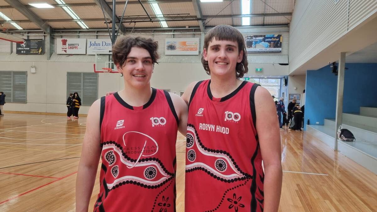 Robbie and Charlie Pollock combiend to help lead Dubbo College to victory. Picture by Dominic Unwin