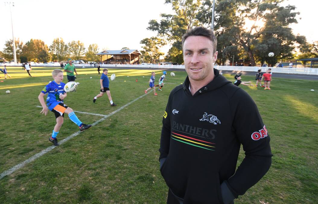 Orange-born halfback James Maloney at the Bathurst Sportsground in 2018. Picture by Chris Seabrook