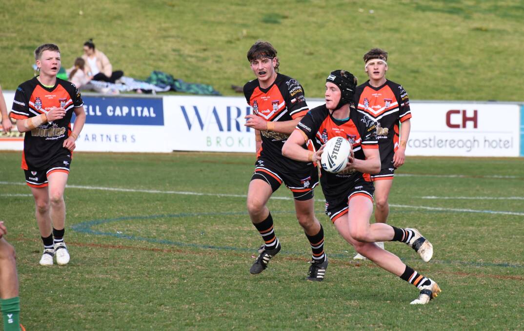 Lithgow Workies Wolves during their semi-final match against Dubbo CYMS. Picture by Nick Guthrie