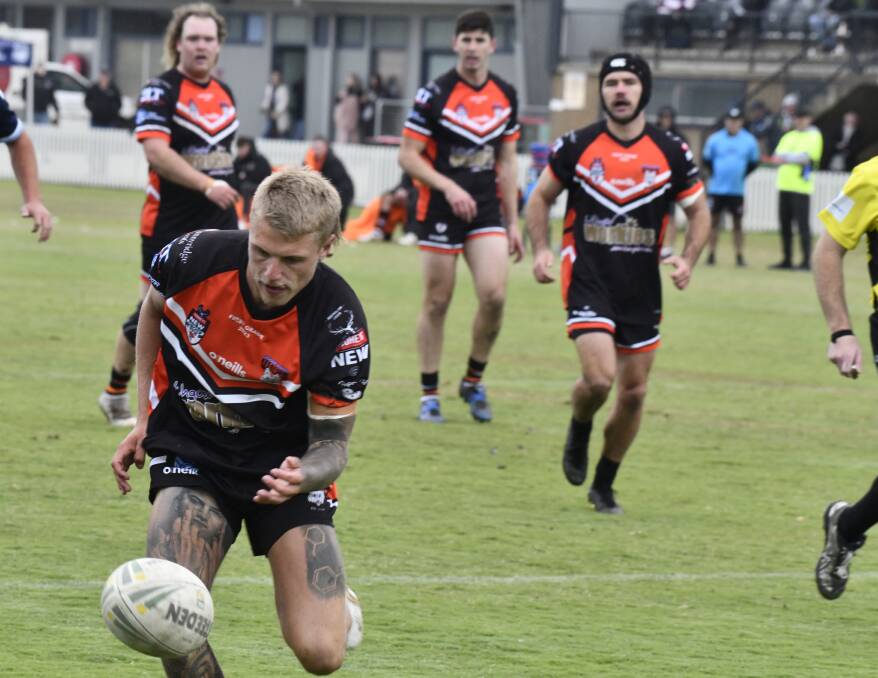 Lithgow Workies Wolves in action during their earlier Wade Park appearance in round three. Picture by Carla Freedman