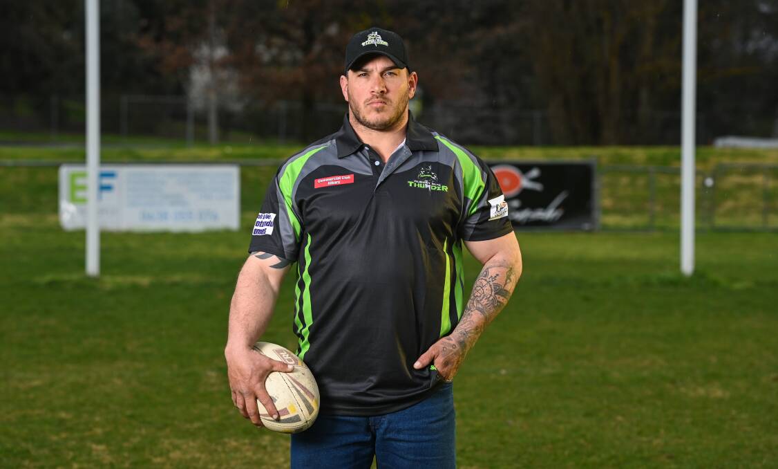 Albury Thunder's new coach Justin Carney. Picture by Mark Jesser.