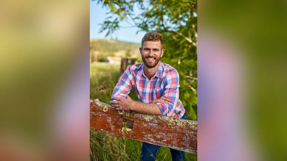 LOTS OF LOVE: Kyabram dairy farmer Harry Lloyd is ready to hit the small screen on this season's Farmer Wants a Wife. Picture: NICK WILSON