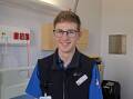 Wellington student Liam Miller did his school-based traineeship in nursing. Picture supplied