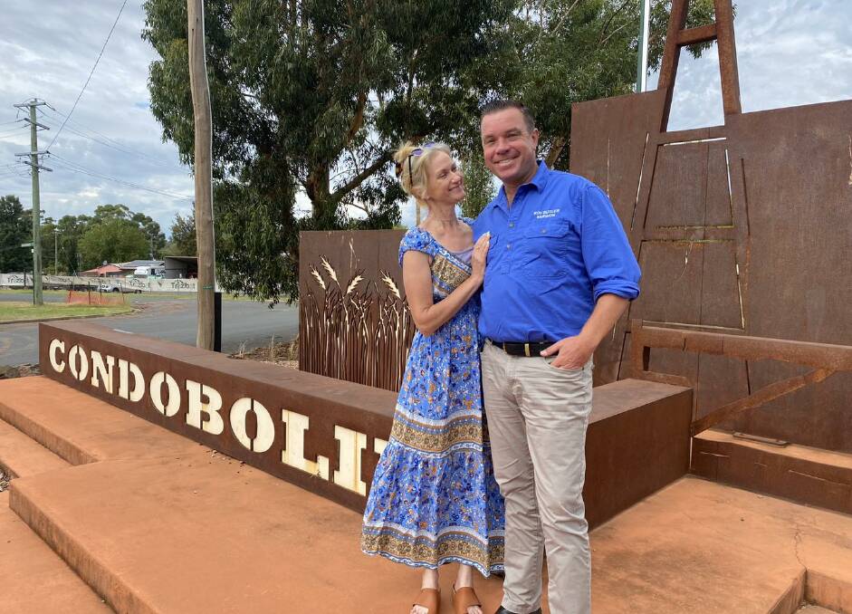 Roy Butler was joined by his wife Jenny in the final days of his campaign in Barwon. Picture via Facebook/Roy Butler MP