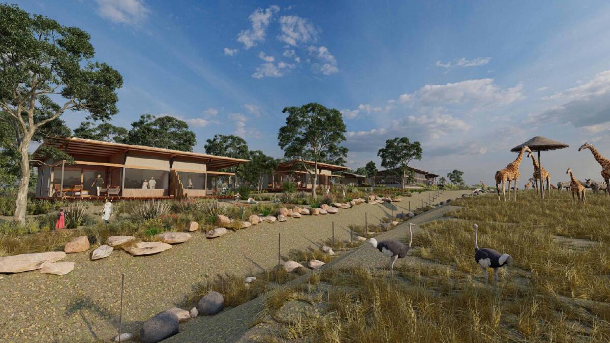 The proposed accommodation will complement the planned Serengeti Plains exhibit. Picture supplied