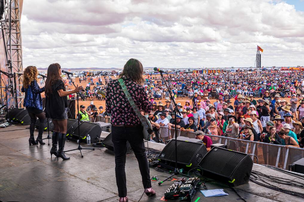 The event is billed as the "largest staged event" in outback NSW. Picture supplied